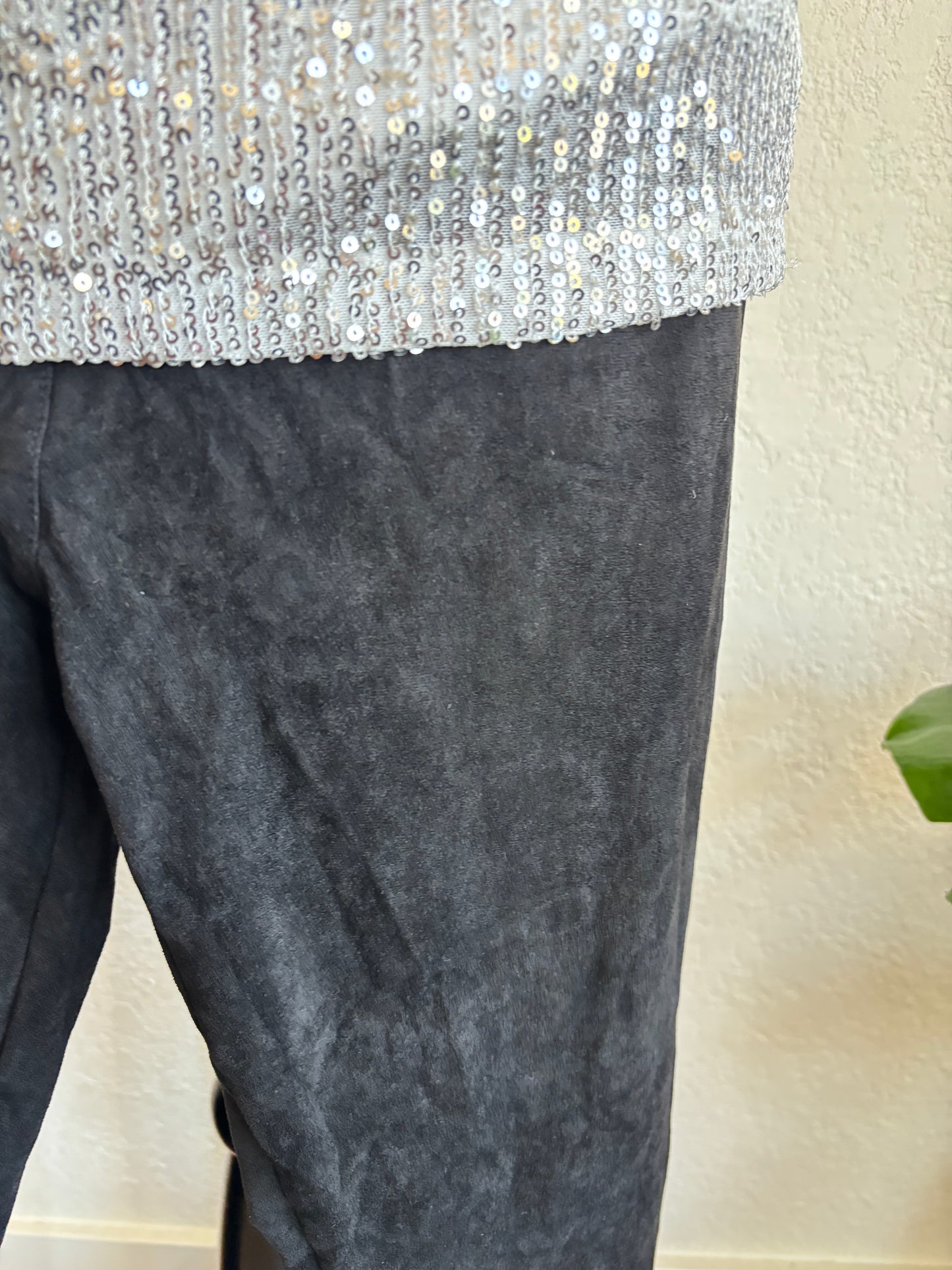 Suede Leggings