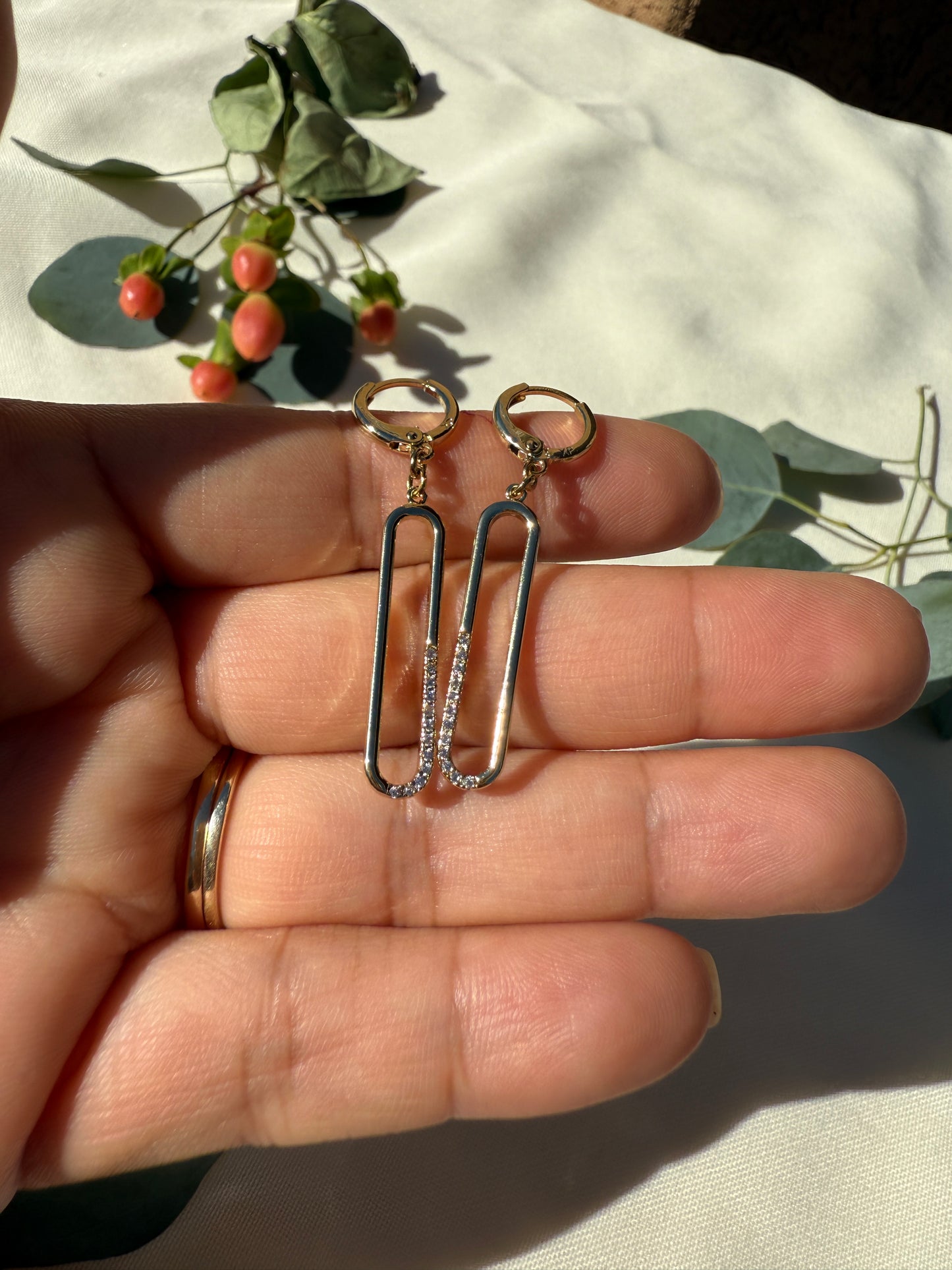 Paper Clip Earrings